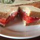 Pictured: An insanely good tomato sandwich I ate like 0.002 seconds after this photo was taken.